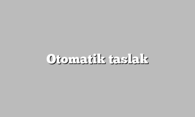 Otomatik taslak